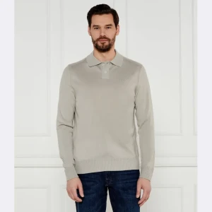 BOSS ORANGE Wełniane polo Avac | Slim Fit