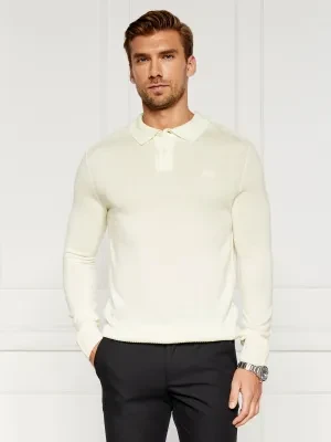 BOSS ORANGE Wełniane polo Avac | Slim Fit