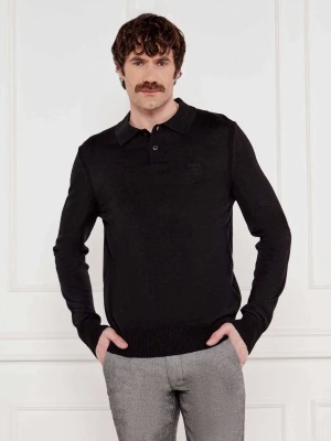 BOSS ORANGE Wełniane polo Avac | Slim Fit