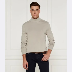 BOSS ORANGE Wełniany golf Avac_M | Regular Fit