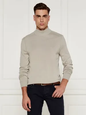 BOSS ORANGE Wełniany golf Avac_M | Regular Fit