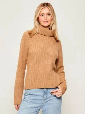 BOSS ORANGE Wełniany golf C_Falodina | Regular Fit