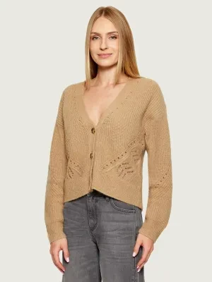 BOSS ORANGE Wełniany kardigan C_Fortellini | Regular Fit