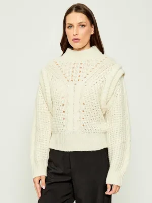 BOSS ORANGE Wełniany półgolf C_Fasta | Relaxed fit