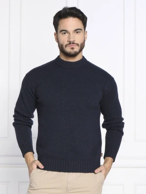BOSS ORANGE Wełniany sweter Ashetland | Slim Fit