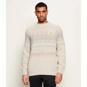 BOSS ORANGE Wełniany sweter Karombo | Relaxed fit