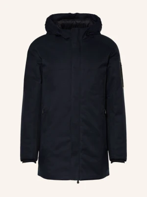 Boss Parka Hexatech blau CZARNY