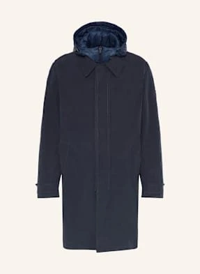 Boss Parka Ocozy Z Odpinanym Kapturem blau