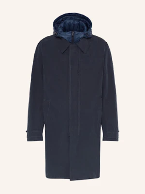Boss Parka Ocozy Z Odpinanym Kapturem blau