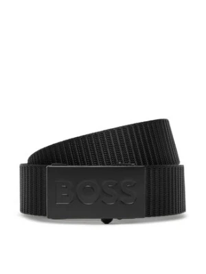 BOSS Pasek Męski Bosper-Tape 50548405 10243408 01 Czarny