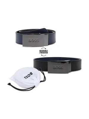 BOSS pasek skórzany dziecięcy