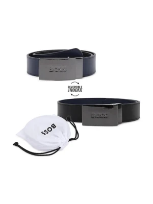 BOSS pasek skórzany dziecięcy