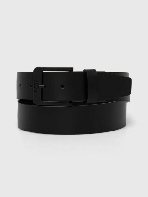 BOSS pasek skórzany Jemio-B_Sz40 czarny