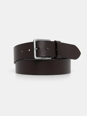 BOSS pasek skórzany Jeeko_Sz40 męski kolor brązowy 50541165