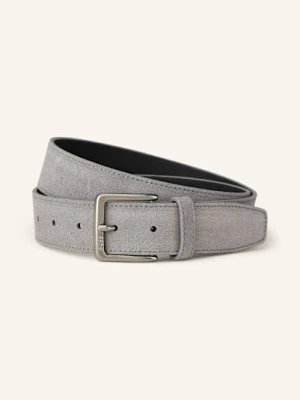 Boss Pasek Skórzany Ronnie grau