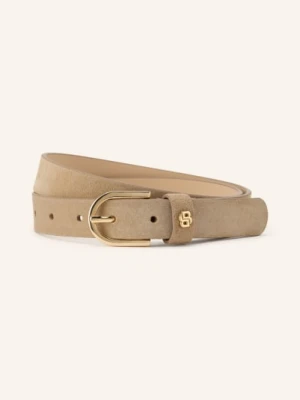 Boss Pasek Skórzany Scarlet beige