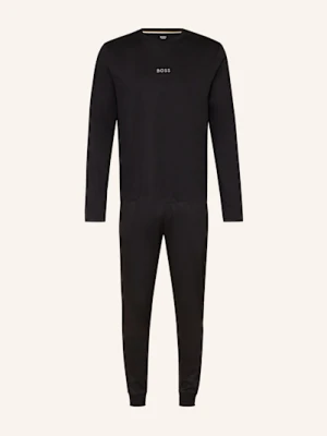 Boss Piżama Xmas schwarz