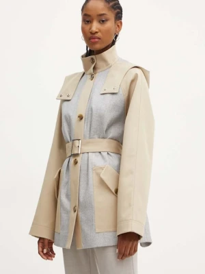 BOSS płaszcz bawełniany