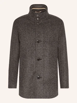 Boss Płaszcz Coxtan Z Lamówką schwarz