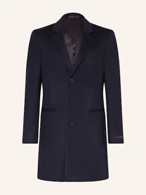 Boss Płaszcz Wełniany blau