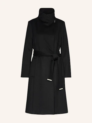 Boss Płaszcz Wełniany Calegan schwarz