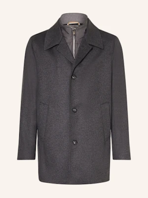 Boss Płaszcz Wełniany Clark Z Wyjmowaną Podpinką grau