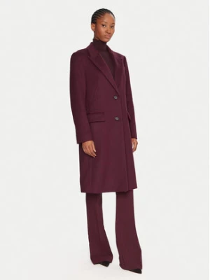 BOSS Płaszcz wełniany Classin 50548371 Fioletowy Regular Fit