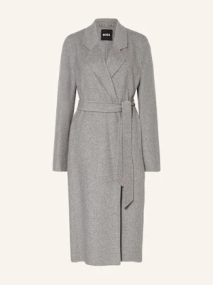 Boss Płaszcz Wełniany Cotaz grau