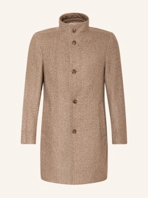 Boss Płaszcz Wełniany Hyde Z Wyjmowaną Podpinką braun