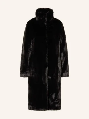 Boss Płaszcz Ze Sztucznego Futra Cetedia schwarz