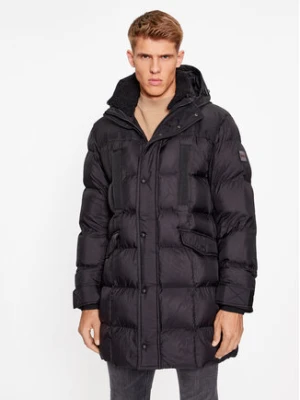 BOSS Płaszcz zimowy Olomi 50498233 Czarny Regular Fit