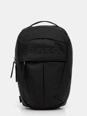 BOSS plecak męski kolor czarny mały z aplikacją 50548087