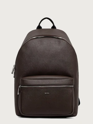 BOSS plecak męski skórzany Northon_Backpack brązowy