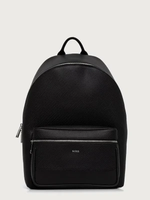 BOSS plecak męski skórzany Northon_M_Backpack czarny