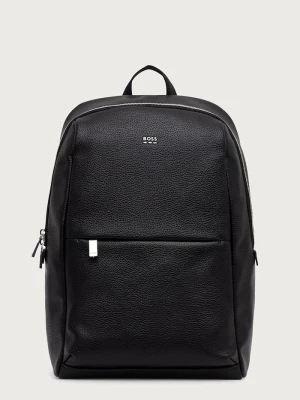 BOSS plecak męski z imitacji skóry Ray EVO_Backpack czarny
