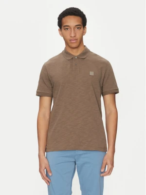 BOSS Polo 50536728 Beżowy Regular Fit
