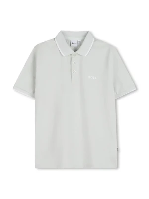 BOSS polo bawełniane dziecięce