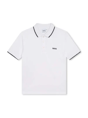 BOSS polo bawełniane dziecięce