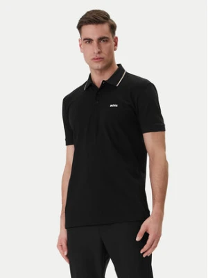 BOSS Polo Birdie Paule 50559365 Czarny Slim Fit