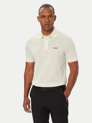 BOSS Polo BOSS x ASTON MARTIN C-Prout 180 50565174 Beżowy Regular Fit