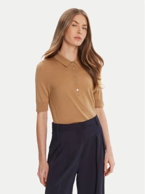 BOSS Polo Fidenka 50545015 Beżowy Regular Fit