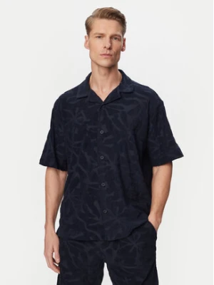 BOSS Polo Flower 50559204 Granatowy Regular Fit