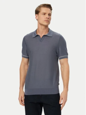 BOSS Polo H-Narciso 50560483 Niebieski Regular Fit