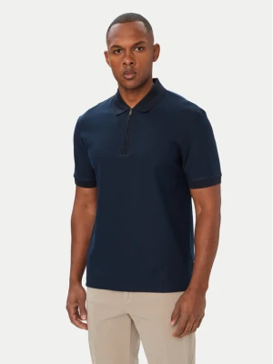 BOSS Polo H-Pei 88 50565320 Granatowy Regular Fit