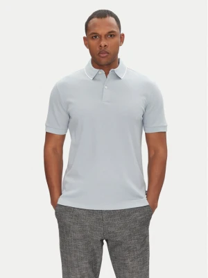 BOSS Polo H-Prout 59 50527650 Błękitny Regular Fit Niebieski jasny