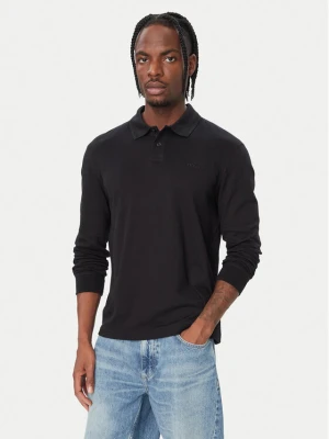 BOSS Polo Interlock 50527525 Czarny Regular Fit