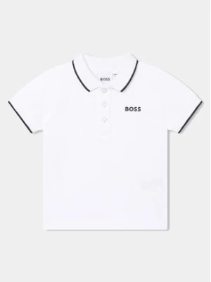 Boss Polo J05P13 M Biały Regular Fit