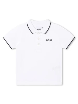 Boss Polo J05P13 M Biały Regular Fit