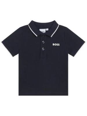 Boss Polo J05P13 M Granatowy Regular Fit