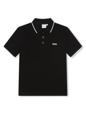Boss Polo J25P26 D Czarny Regular Fit